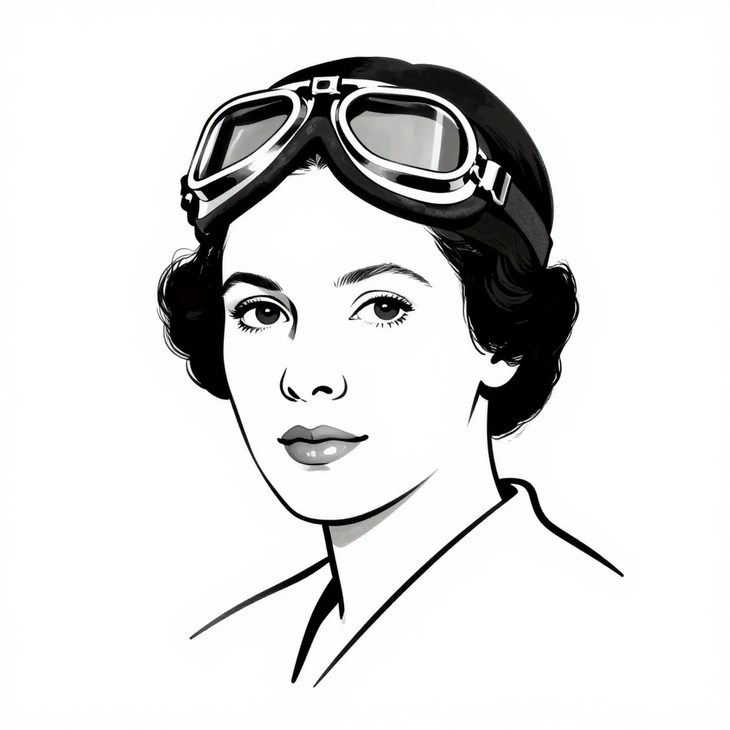 Portrait of Bessie Coleman