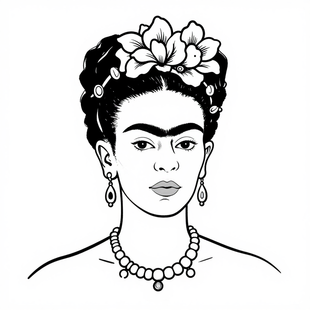 Portrait of Frida Kahlo