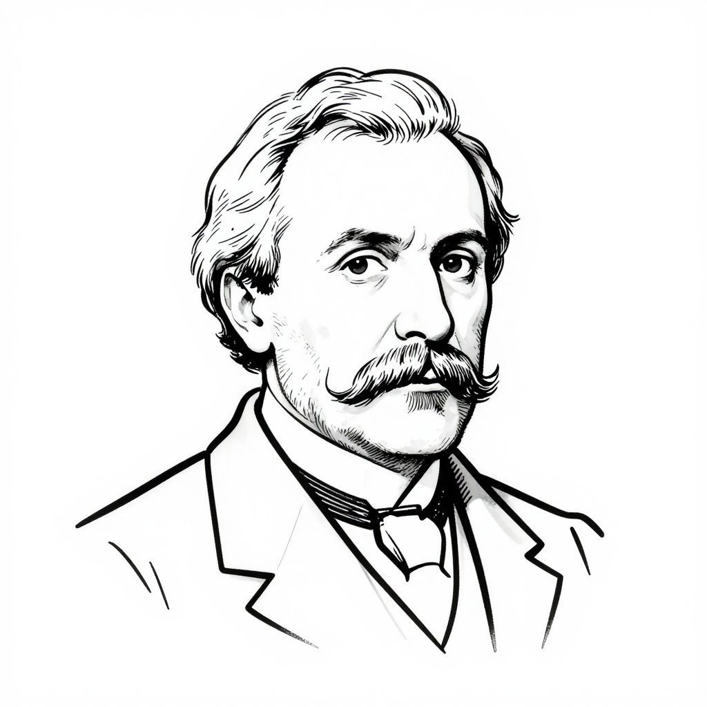 Portrait of Santiago Ramon y Cajal