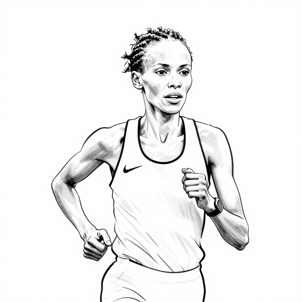 Portrait of Tegla Loroupe